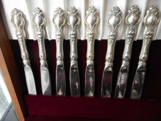Sterling Silver flatware by Wallace silver Co.  Pattern Violet 11