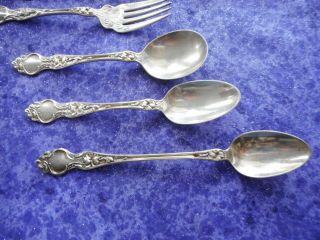 Sterling Silver flatware by Wallace silver Co.  Pattern Violet 5