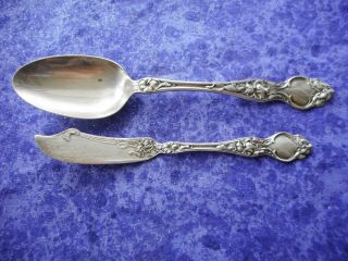 Sterling Silver flatware by Wallace silver Co.  Pattern Violet 7