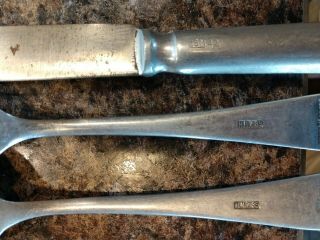 1939 & 1942 German WW2 army and navy fork spoon knife utensils RARE 6