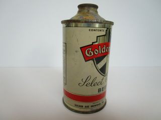 Vintage GOLDEN AGE Beer Can CONE TOP SPOKANE,  WA 1938 - Great Shape - Low Profile 4