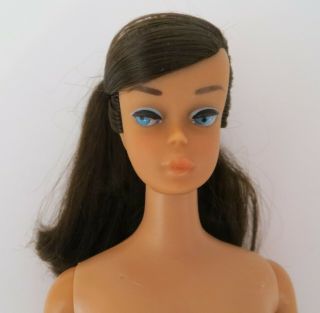 Vintage Brunette Swirl Barbie Doll