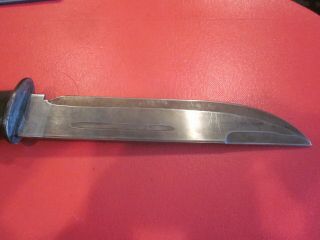 WW2 EGW Waterman Theater Knife Wrapped Handle No Sheath 6