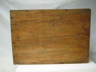 Antique Yeast Foam Wood Box Dovetail 