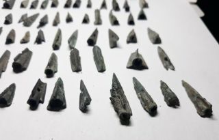 Scythian arrowheads 7 - 2 century BC bronze. 3