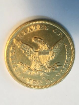 Rare Coin 1854 - S $10 Liberty Gold Eagle 4