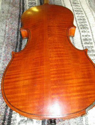 Rare Fine Old Antique 30s Vintage American Fiddle 4/4 Violin - Good Player 2