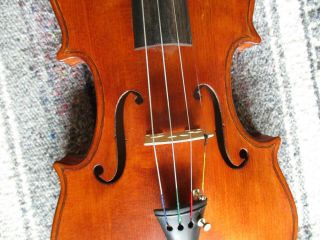 Rare Fine Old Antique 30s Vintage American Fiddle 4/4 Violin - Good Player 3