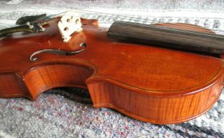 Rare Fine Old Antique 30s Vintage American Fiddle 4/4 Violin - Good Player 6