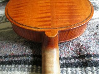 Rare Fine Old Antique 30s Vintage American Fiddle 4/4 Violin - Good Player 8
