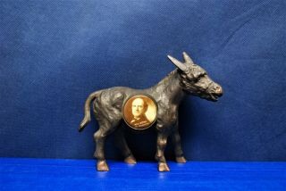 Antique Copper - Plated Cast Iron Political Mascots – Taft & Bryan – 1908 5