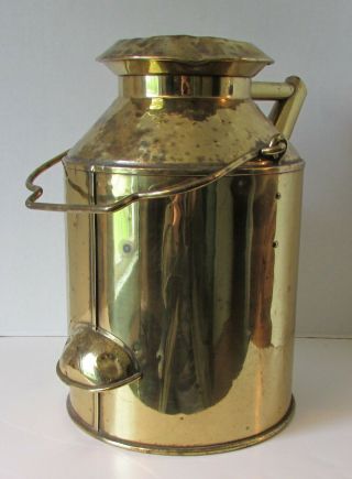 UNITED STATES LIGHTHOUSE SERVICE Brass 3 - gal OIL Transfer CAN Pre 1915 6