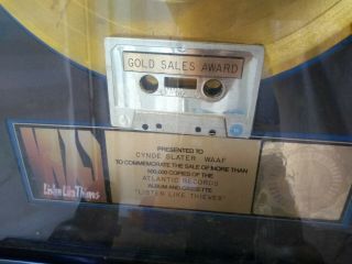 INXS 1985 LISTEN LIKE THIEVES GOLD AWARD CASSETTE LP VG RARE OPENED MARKS VTG 2