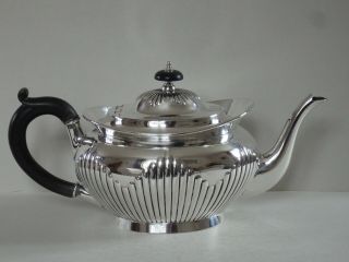 Antique Victorian Sterling Silver Teapot - Elkington & Co - Bham 1892 - 618g