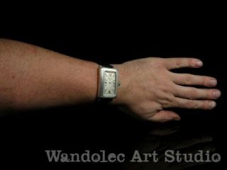 LONGINES Vintage Men ' s Wrist Watch Art Deco Sterling Silver Mens Wristwatches 12