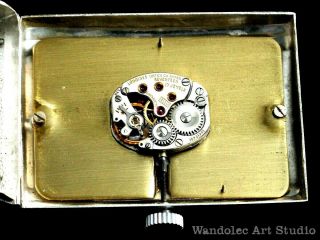 LONGINES Vintage Men ' s Wrist Watch Art Deco Sterling Silver Mens Wristwatches 5