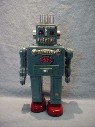 Vintage Smoking Spaceman Robot - Japan Yonezawa