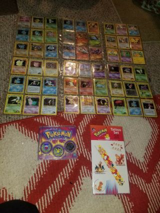 Binder Full Of Vintage (1999 - 2001) All Rare & Holo Pokemon Cards. ,  Graded &more
