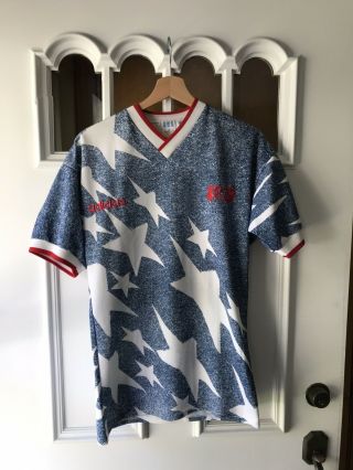 Vtg 1994 United States Us Usa Adidas World Cup Soccer Jersey Mens Size Med