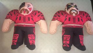 Legion Of Doom Hawk Animal Tonka Wrestling Buddies Vintage Pillows Wwf Wwe Plush