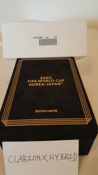 RARE ST DUPONT 2002 WORLD CUP FIFA LINE 2 LIMITED EDITION LIGHTER ITEM 0016773 10