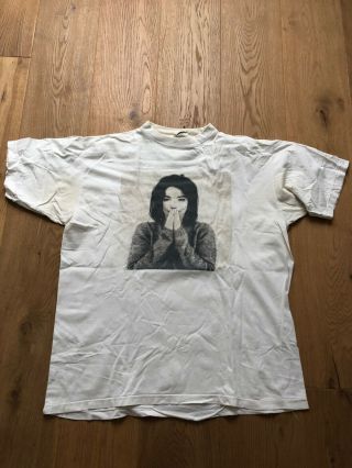 Very Rare Vintage Björk T - Shirt 1993.  Debut Tour Bjork.  Sugarcubes.