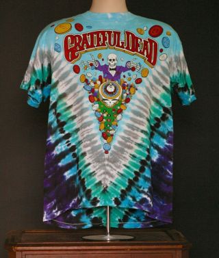 Vintage Grateful Dead T - Shirt / Las Vegas April 27 - 28 /1991/liquid Blue / Xl