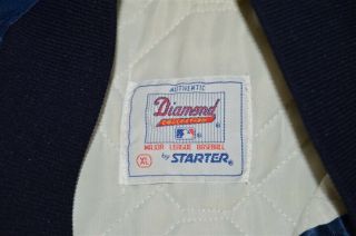 vintage 90s SAN DIEGO PADRES SATIN STARTER SNAP FRONT MLB BASEBALL JACKET XL 4