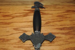 Vintage Us Fraternal K Of C Knights Of Columbus Masonic Eagle Sword Rare Eagle.