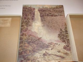 Vintage Antque Pastime Wooden Puzzle (nevada Falls) 224 Pc 1931