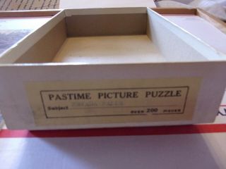 VINTAGE ANTQUE Pastime Wooden Puzzle (NEVADA FALLS) 224 pc 1931 5