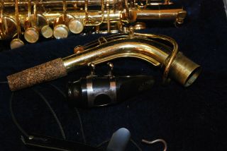 Vintage Conn Alto Saxophone N 151644 w/ Hard Case 5