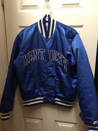 Vtg University Of Kentucky Wildcats Uk Ky Satin Usa Starter Jacket Size M