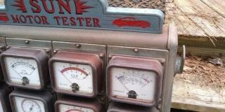 VINTAGE 1940 ' s/1950 ' s SUN MOTOR TESTER MASTER MODEL 3