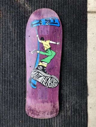 Og Matt Hensley Vintage Skateboard H - Street Not A Reissue