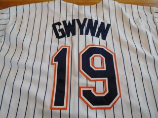 Vintage San Diego Padres Jersey Tony Gwynn Russell Athletic 52 Made In Usa