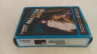 Vintage 1977 Invicta Master Mind Electronic Game Hand - Held MIB 3