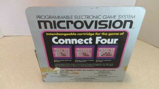VTG 1979 Milton Bradley Game Cartridge Connect Four Factory 3