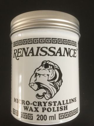 Renaissance Wax 7 Oz / 200ml Large Size Tin - Preserve Your Artifacts