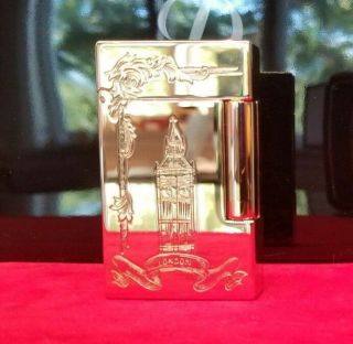 Rare Limited Edition S.  T.  Dupont London Ligne 2 Lighter In Yellow Gold 4/8