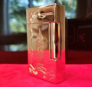 Rare Limited Edition S.  T.  Dupont London Ligne 2 Lighter in Yellow Gold 4/8 2