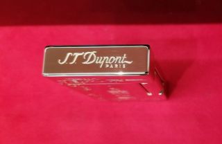 Rare Limited Edition S.  T.  Dupont London Ligne 2 Lighter in Yellow Gold 4/8 5