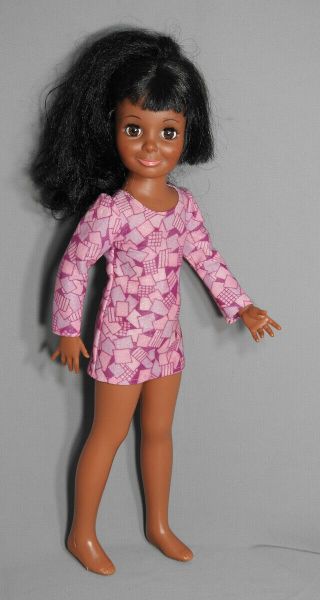 Ideal Gorgeous Tressy Crissy Family Doll 18 " Hair Grow Black African American