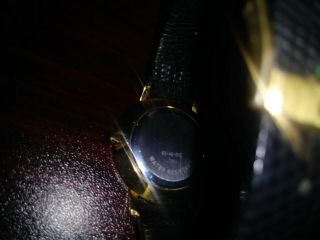 Movado Gold Tone Sapphire Crystal Watch 87 - 45 - 882 3