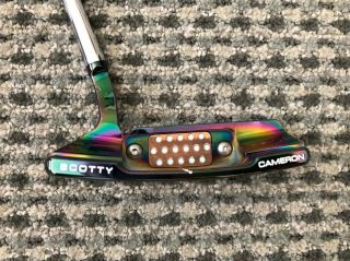 TITLEIST SCOTTY CAMERON NEWPORT 2.  5 TERYLLIUM TEN PUTTER LIMITED RARE 2