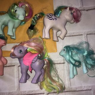 Vintage My Little Pony Carrying Case And Ponies 1983 Onward 5