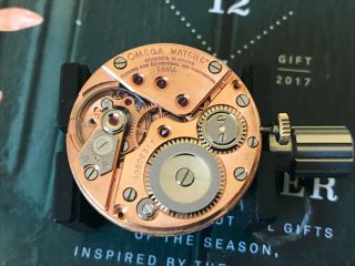 Vintage 1946 Omega Solid 18K Gold 30T2RG Chronometer men ' s watch 5