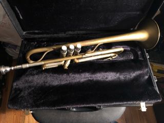 Great Jazz Player Ml T3460 Martin Committee Trumpet Vintage Coolest Matte Look
