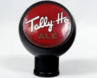 Vintage City Brewing Tally - Ho Ale Beer Ball Tap Knob Handle Ridgewood Nyc