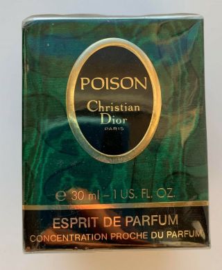 Christian Dior Poison Esprit De Parfum 30 Ml 1 Fl Oz Vintage